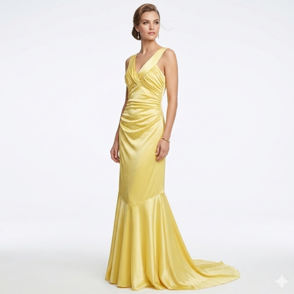 ⭐ FEMININE GLAM ⭐Vintage Rory  USA Gown Size Large